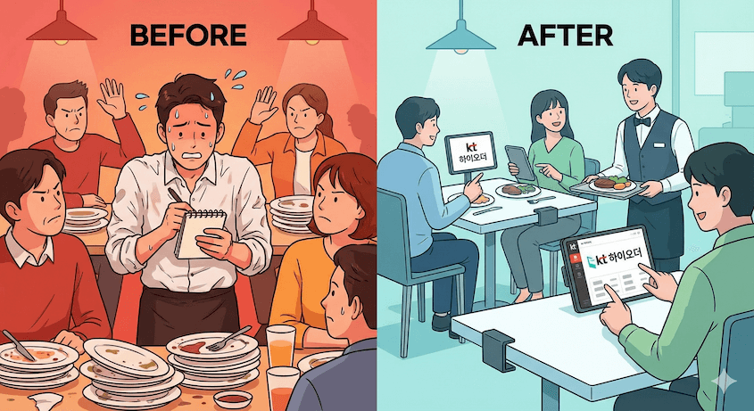 테이블오더 인건비 절감